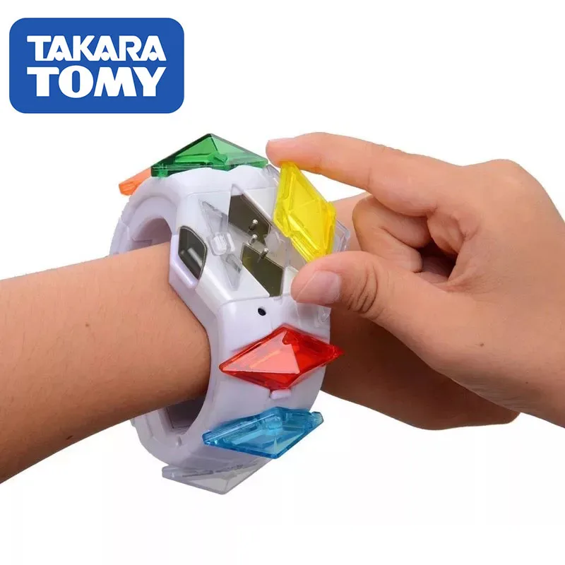 TOMY Pokemon экшн фигурка модель Sun Moon игра связь 4D соматосенсорный Z браслет Кристалл