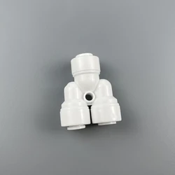Fit 6.35MM OD Tube Y Shaped Food Grade POM Quick Fitting Connector For Aquarium RO Water Filter Reverse Osmosis System