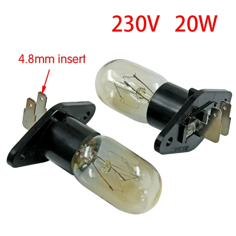 Microwave Oven Global Light Lamp Bulb Base Design 230V 2A Replacement Universal microwave oven spare parts lighting bulb