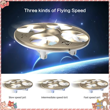 

360 degree Roll Mini Quadcopter Drone 4CH 6-Axis Gyro Headless Mode RC Mini Sky Phantom Mini Drone with LED Lighs for Beginners