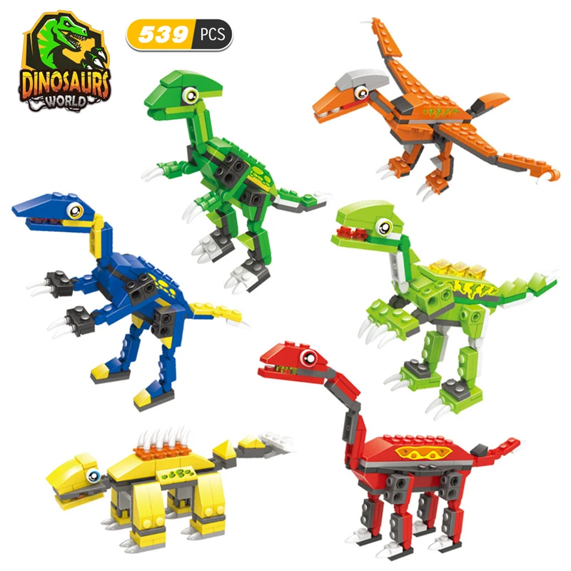 dinosaur building blocks toy