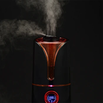 

Timed Air Humidifier 3.5L Large-Capacity Household Dual-Spray ligent Aromatherapy Humidification Atomizer US Plug