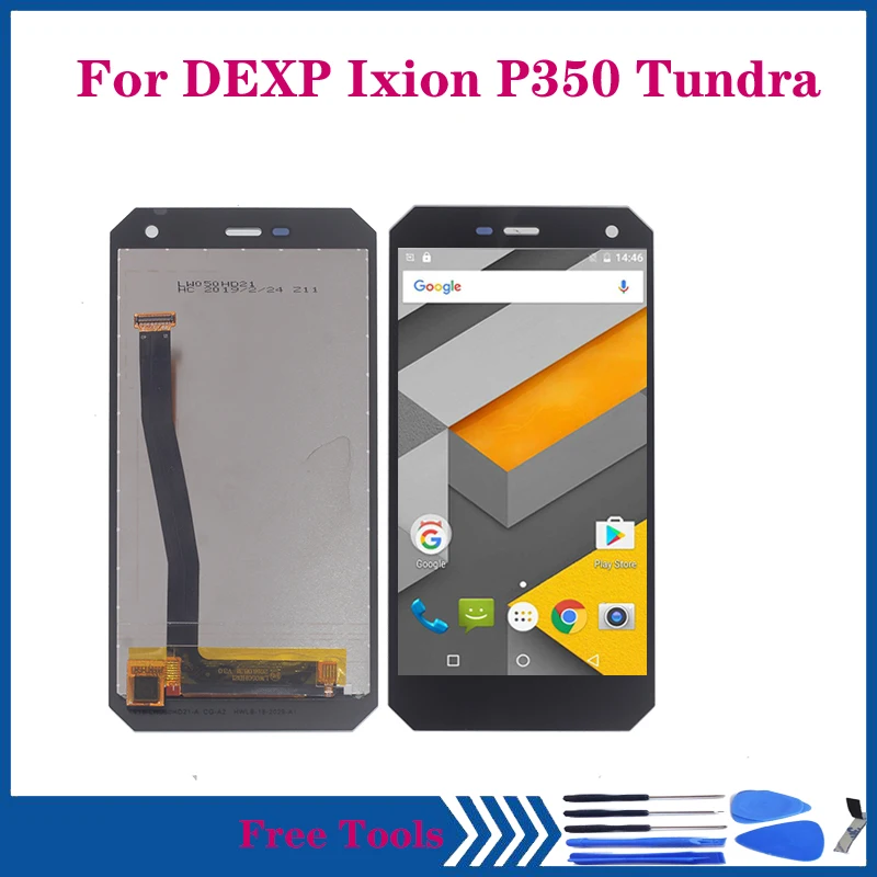 Оригинальный ЖК дисплей для DEXP Ixion P350 Tundra сенсорный экран дигитайзер Tundre ремонт