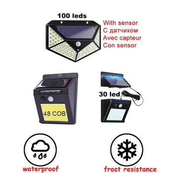 

Solar Rechargeable LED Solar light Bulb Outdoor Garden lamp Decoration PIR Motion Sensor Night Security Wall light Waterproof in