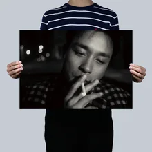 [A854] Лесли Чун красная помада красная плакат из крафт-бумаги экран для помещений кафе декоративная живопись