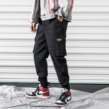 Красивые мужские брюки с карманами и эластичной резинкой на талии, зеленые шаровары в стиле хип-хоп, спортивные штаны, повседневные брюки для бега, мужские M-3XL