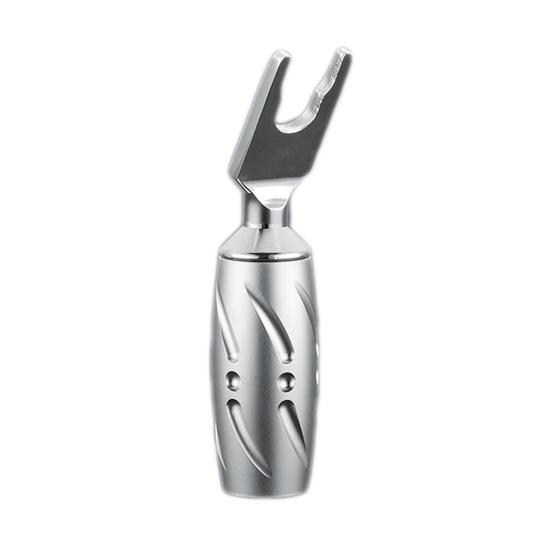 Viborg VS701R Pure Red Copper Spade Plug Rhodium