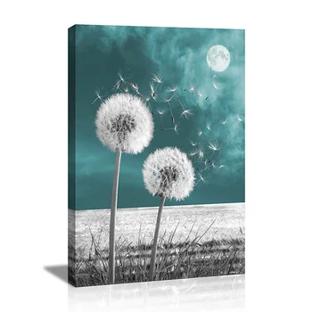 

Moon dandelion plant diamond painting diy full square round rhinestone 5d diamond embroidery sale needlework wall decor AA2490