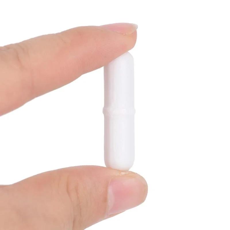 7 Pieces PTFE Magnetic Stirrer Mixer Stir Bar And 11.8" Magnetic Stir Bar Retriever, White
