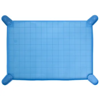 

PREMIUM PET JAPAN Silicone Pad tray Premium Pet Japan for dog diaper with a blue rim