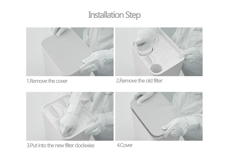 Original Xiao Mi Water Purifier Filter Replacement PP Cotton Activated Carbon Drinking Water Filter 