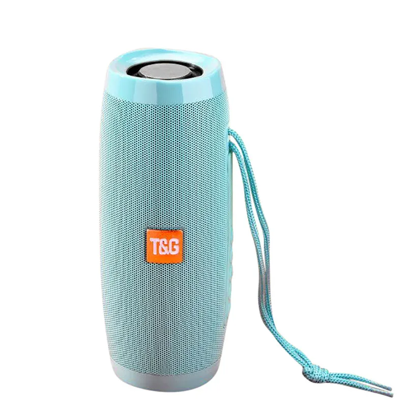 Sky Blue TG Портативный беспроводной Bluetooth 4,2 Динамик Красочный светодиодный портативный бум-бокс наружная басовая Колонка звук поддержка TF FM зарядка#12 - Цвет: Sky Blue
