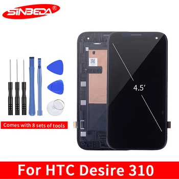 

Sinbeda 4.5" LCD For HTC Desire 310 LCD Display Touch Screen with Frame Digitizer Assemble For HTC Desire 310 LCD Display