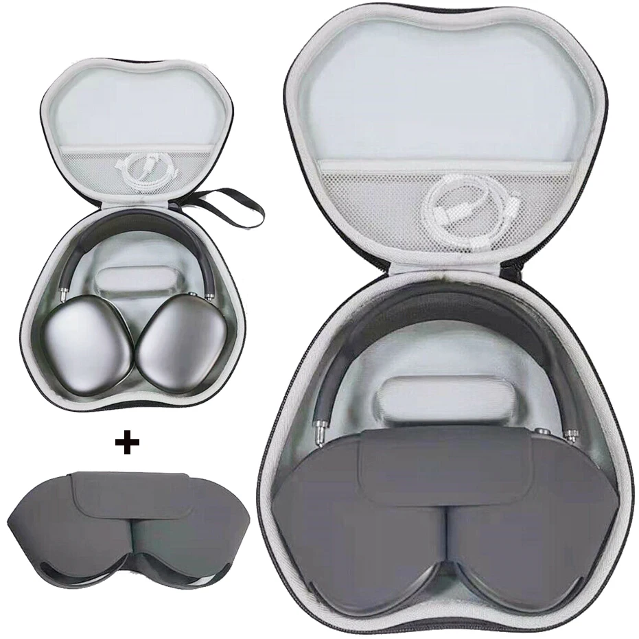 Жесткий Чехол для Airpods макс. гарнитура сумка хранения переноски защитный чехол из