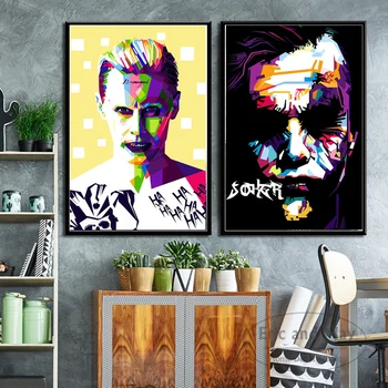 

Batman Joker Abstract Portrait Wall Art Picture Posters and Prints Canvas Painting for Room Home Decor