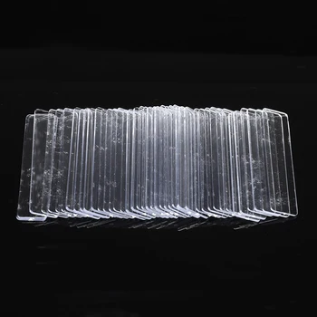 

50Pcs Nail Display Stand Holder Clear False Fake Nail Tips Display Stand Holder with Protective Film Manicure Art Tools Nail