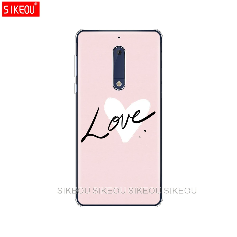 Силиконовый чехол для телефона Nokia 5 3 6 7 8 9 2017 чехлы мягкий из ТПУ полная защита 360