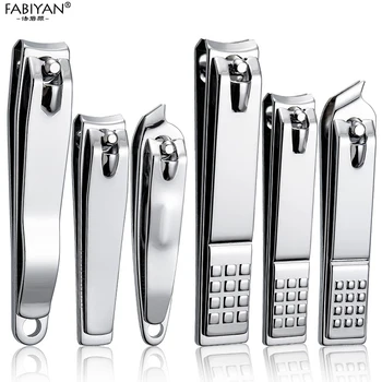 Tagliaunghie Tagliaunghie in acciaio inossidabile Tagliaunghie per dita dei piedi Set Trimmer Pinza Forbice Pedicure Strumento per unghie 3 stili 1