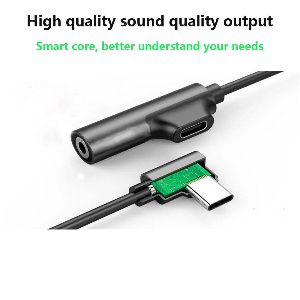 2 в 1, USB C, аудио кабель, Тип C, освещение, 3,5 мм, разъем, Aux, наушники, вызов, музыка, зарядный адаптер для Iphone, samsung, huawei, Xiaomi