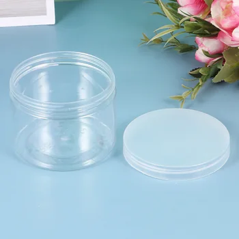 

8pcs Empty Pot Makeup Jars Plastic Cosmetic Containers Eyeshadow Box Cosmetic Case for Liquid Creams Cosmetic Sample (Transparen
