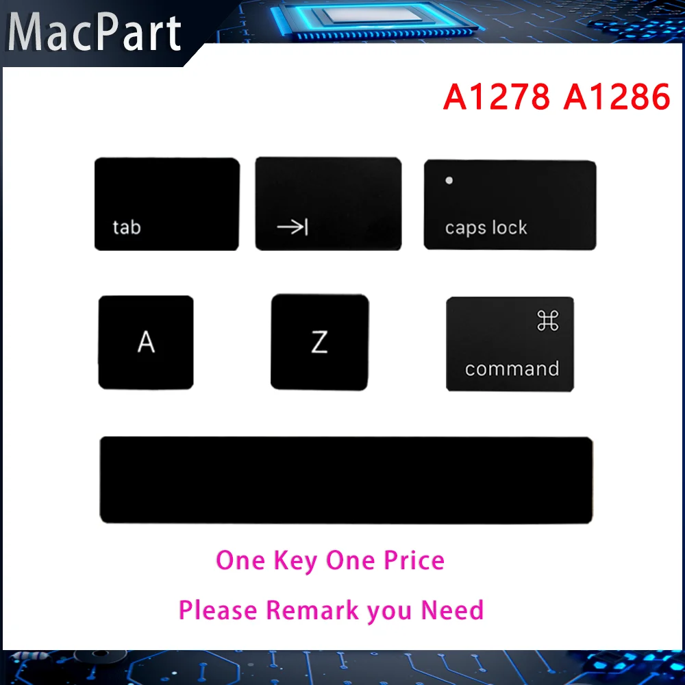Original A1466 A1425 A1502 A1398 A1278 A1286 key cap for macbook laptop