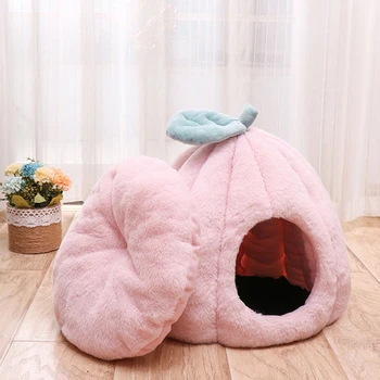 

Cat Bed Kennel Pet Winter Warm Pet Cat Sleeping Nest Soft Removable Mattress Pet Bed Mat House for Small Medium Large Pet