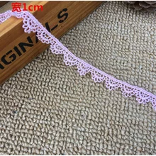 1 м/цветная кружевная отделка DIY аксессуары ручной работы материалы для вышивки кружева для свадебных платьев