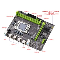 X79 motherboard set with Xeon LGA 1356 E5 2420 cpu 2pcs x 4GB = 8GB 1333MHz pc3 10600R DDR3 ECC REG  memory ram NVME M.2 SATA3.0 1