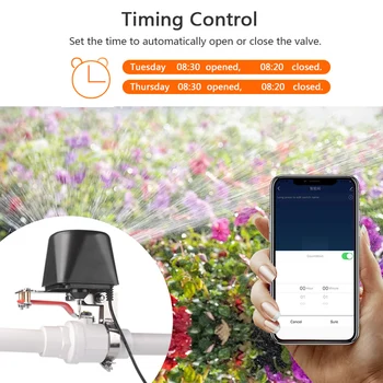 

Smart Home Automation Control Valve Wireless WiFi Smart Home Water Gas Valve Controller for 1/2 3/4 1 1-1/4 Pipe