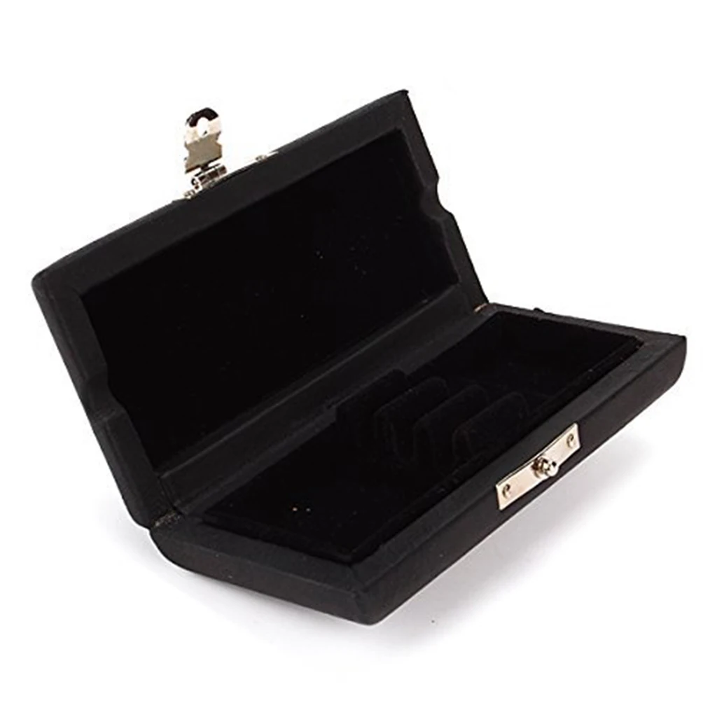 

Black Oboe Reeds Case Holder Box for 3x Reeds Capacity Woodwind Accessories