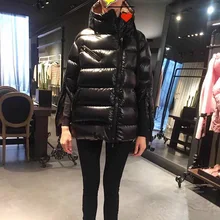 Костюм-платье Свободное пальто зима утолщение шляпа короткие свободные облегающие куртки женщина