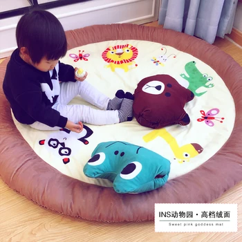 

145Round Carpet Fruit 3D Print Soft Carpets Anti-slip Rugs Computer Chair Mat Kiwi Watermelon Floor Mat for Kids Room Home Decor