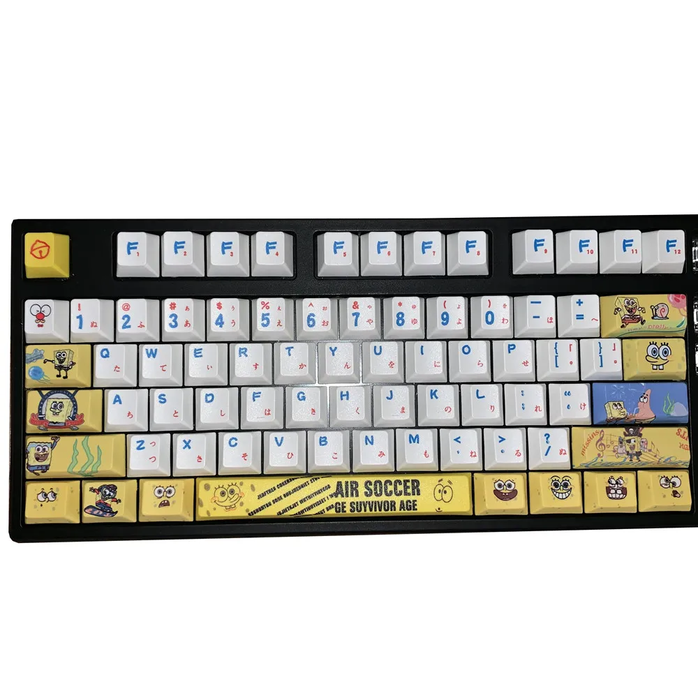 Cherry Profile PBT Keycaps for Mechanical Keyboard Cherry blossoms key caps mechanical keyboard key