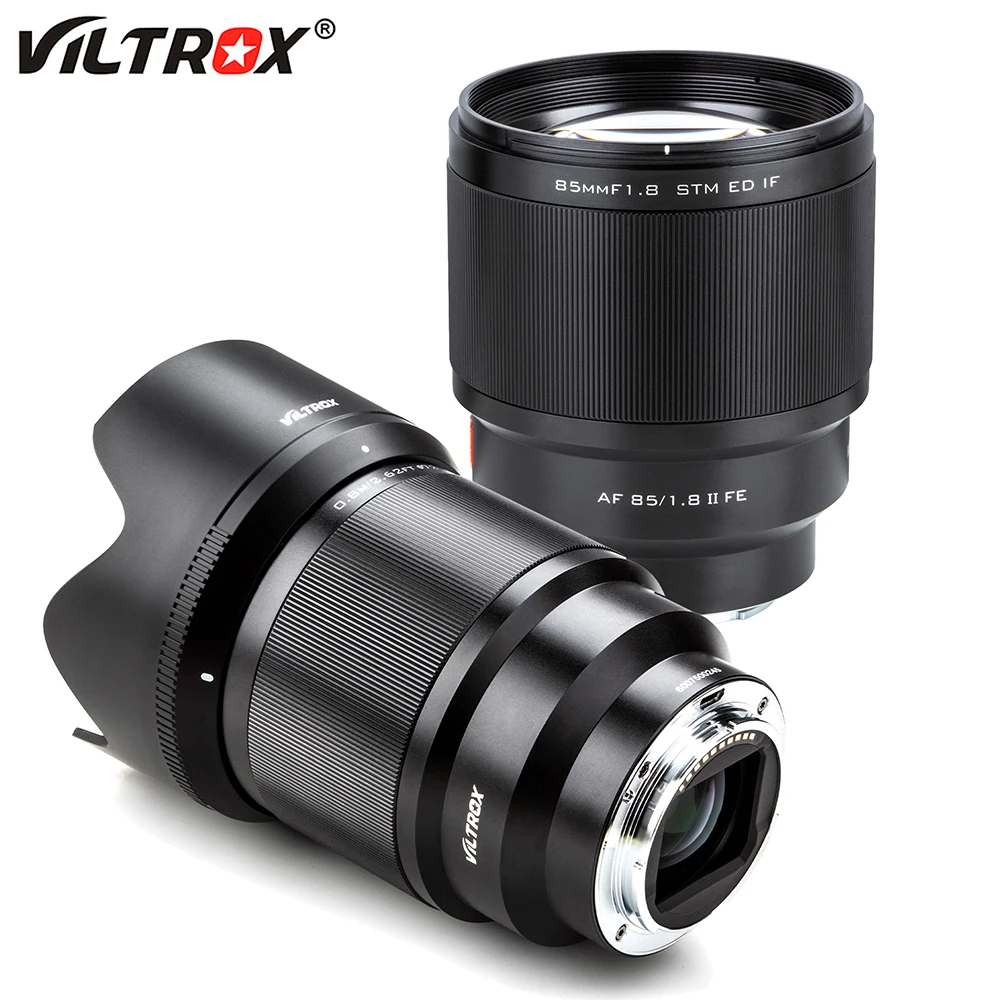 Viltrox 85Mm F1.8 Ii Fe Stm Af Obiettivo Verticale Con Messa A Fuoco Automatica Di Grande Apertura Per Fotocamera Sony E-Mount Full Frame A9 A7Iii A7R