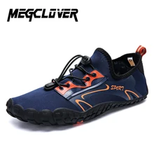 Пять пальцев Мужская обувь противоскользящая подошва пять пальцы большой палец на ноге быстросохнущая уличная прогулочная обувь дышащая легкая обувь с 5 носком