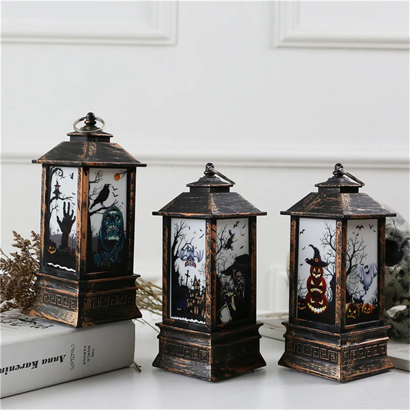Halloween Garland Light Candle LED Light Candles for Halloween Home Decoration Party Luces Led Decoracion 40JUL319