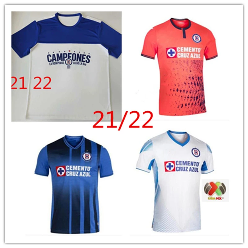 20 21 22 Club Cruz Azul Jersey Champions Home Away 3rd Shirt Liga Mx 2021 2022 New Alvarado 25 Rodriguez Pineda Adult Football Short Sleeve Shirts Aliexpress