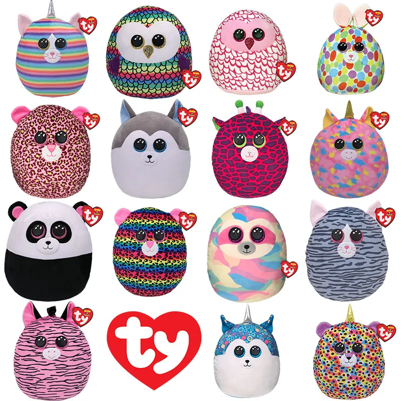 Плюшевый Ленивец Ty Big Eyes Beanie The Pastel набивная медная Подушка животное