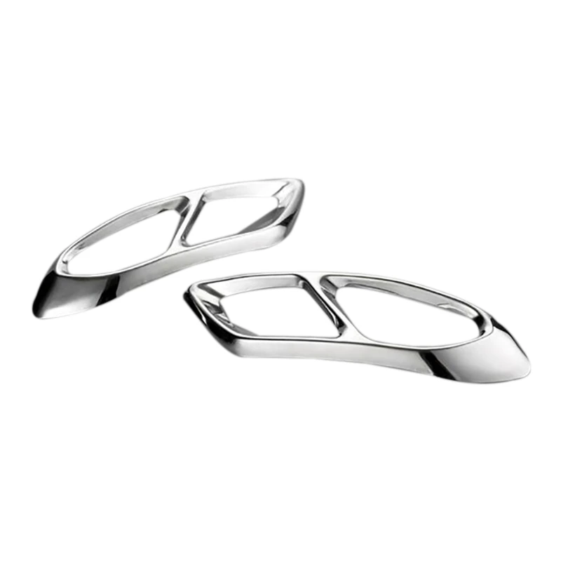 for Ford Mondeo/Fusion Sedan 2013-2018 Car Rear Dual Exhaust Muffler End Pipe Stickers Cover Trims Accessories Stainless Steel | Автомобили