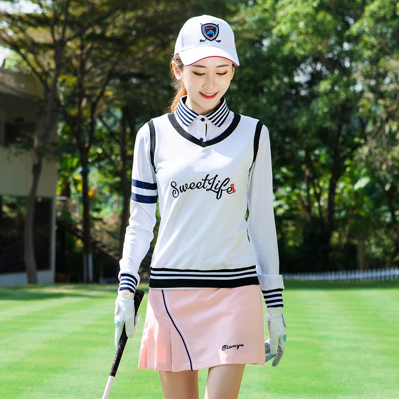 Spring Clothes Women Sleeveless Vest Autumn Clothing Windbreaker Coats Golf/Tennis Wear British Wind Lady Sports Jacket