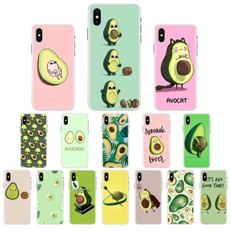 Motirunner мультфильм милый авокадо телефон чехол для iphone 11 Pro Max X XS MAX 6 6s 7 8 Plus 5 5S 5SE XR