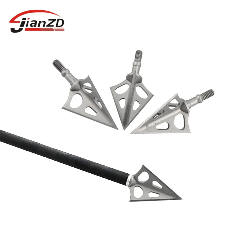 

Broadheads 3 Blades Archery Hunting 100 grain Shooting Accessories Stainless Steel Conpound Bow Recurve Bow Hunting