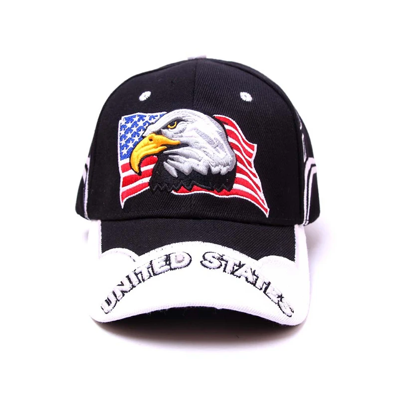 Высокое качество флаг США бейсболка для мужчин и женщин Орел Snapback шляпа папы костяная Уличная Повседневная Солнцезащитная шляпа для гольфа бейсболка