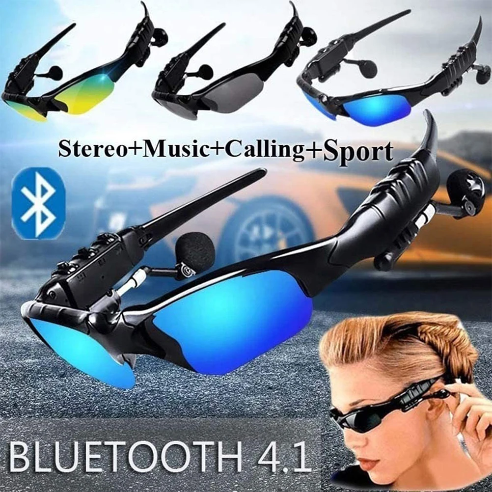 2 in 1 Bluetooth Headphones Sunglasses Wireless Headset Outdoor stereo
