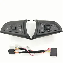 Para chevrolet cruze 2009-2014 multifunções volante botão interruptor de controle de cruzeiro bluetooth controle de velocidade de cruzeiro de áudio