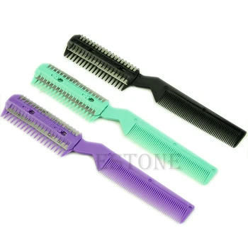

Professional Scissor Home Hair Razor Comb Hairdressing Thinning Trimmer Punk DIY 19QE