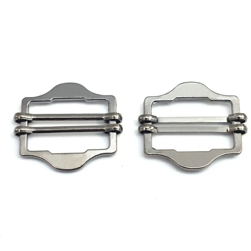 Metal Pin Roller Belt Buckles Webbing Hand Bag Leather Craft Strap Adjuster 20mm