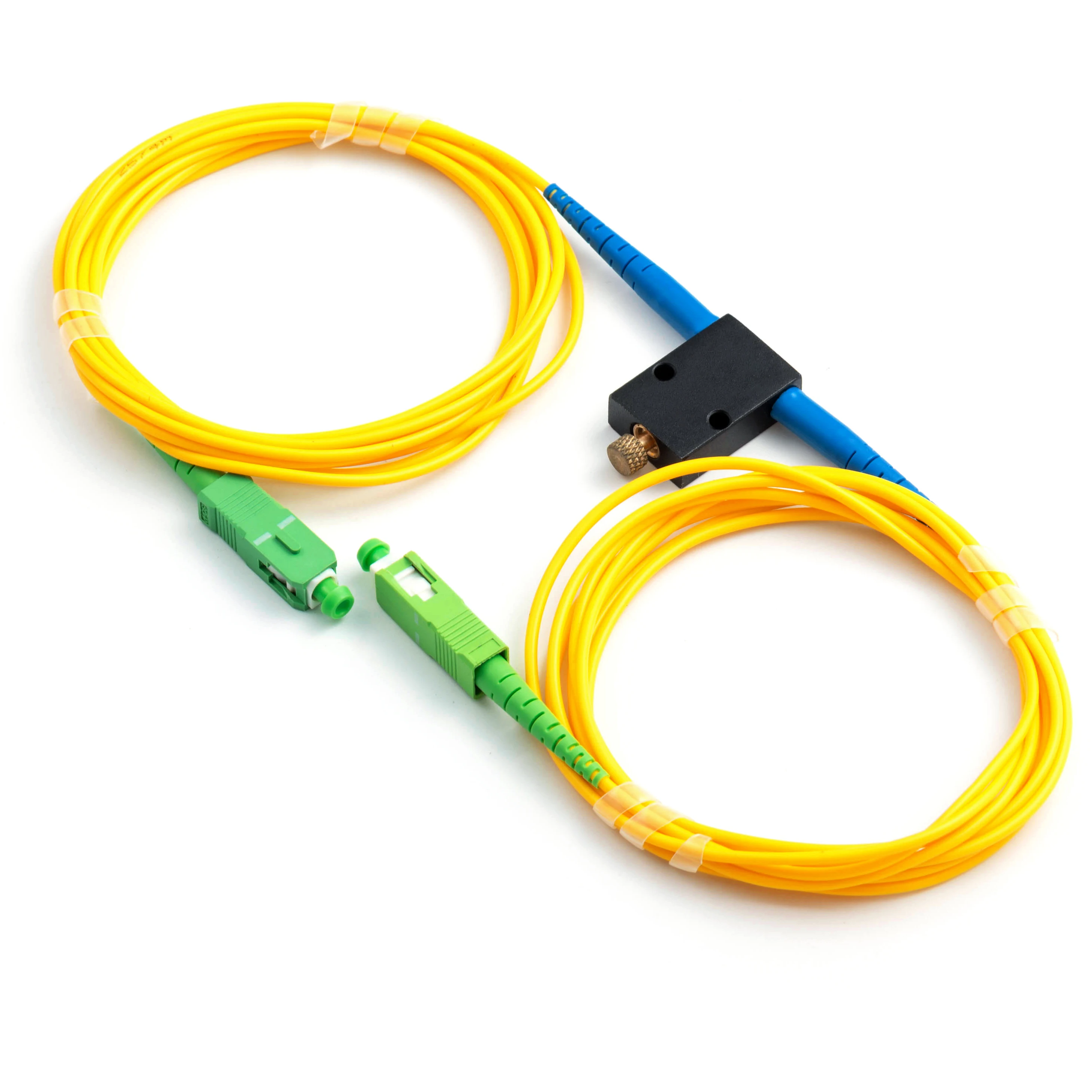 

Mechanical Variable Adustable Optical Singlemode 1260-1650nm SC/APC Fiber Attenuator