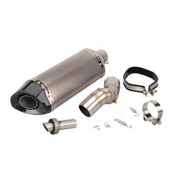 

For Kawasaki Z900 / A2 2017 2018 2019 Slip-on Motorcycle Carbon Exhaust Pipe Muffler With Link Pipe Z900 Escape System