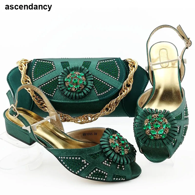 

New Italian Shoes with Matching Bags High Quality Spring Shoes Platform Women Italian Shoes and Bags Set Envio Gratis Elegant